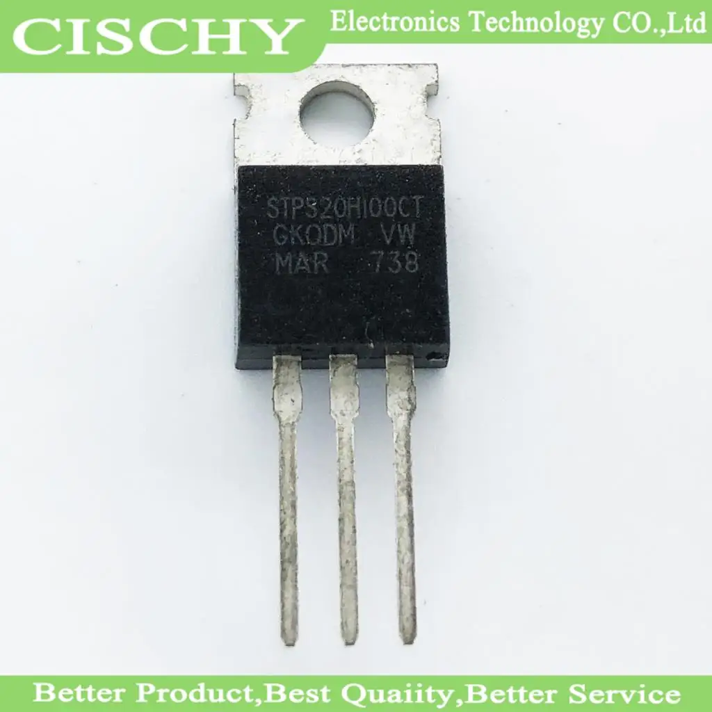 10pcs/lot STPS20H100CT STPS20H100 20A / 100V line TO-220