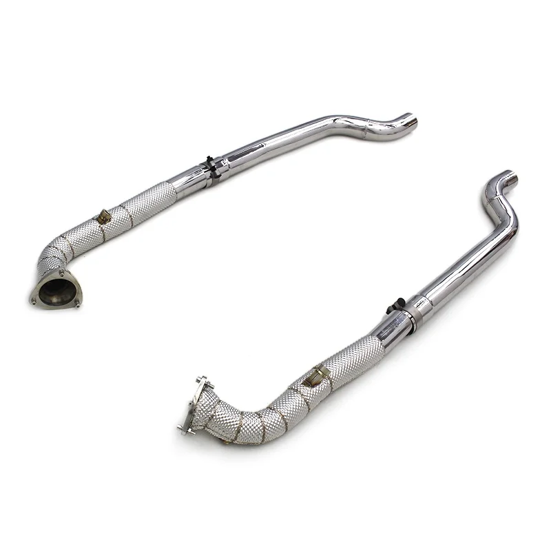 Head Section High flow Pipes Exhaust Pipes branch downpipe Exhaust Pipe with catalyst for Maserati Gran Turismo/GT 4.2/4.7