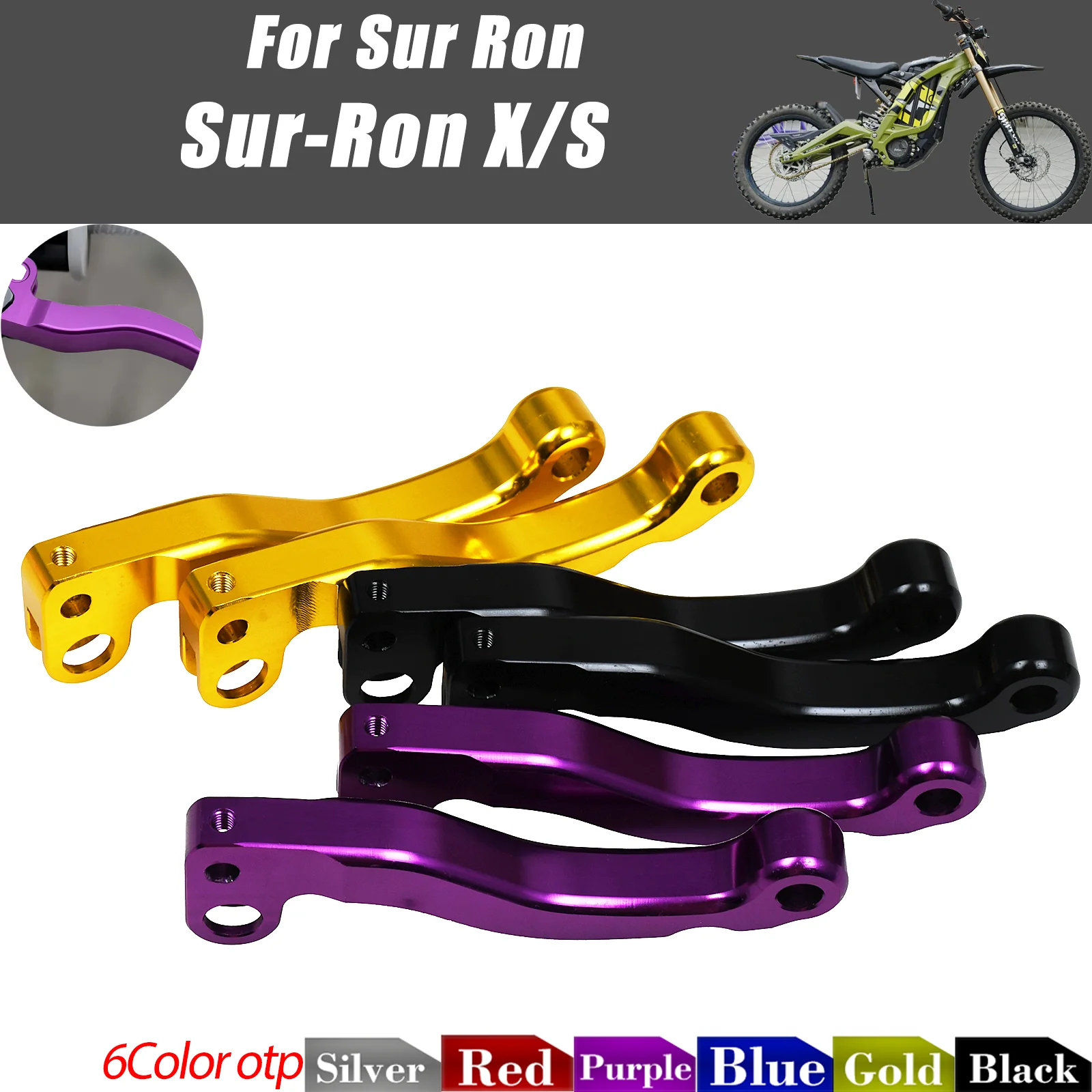 Modified Left Right Brake Control Levers For Sur‑Ron Sur Ron Light Bee S/X Electric Motocross Dirt Bike Universal Spare Parts ﻿
