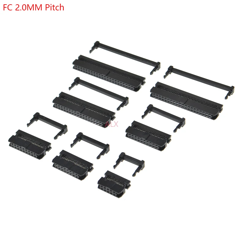 موصل مقبس Idc رأس أنثى ، ، الملعب ، 8 ، 10 ، 12 ، 14 ، 16 ، 18 ، 20 ، 30 ، 40 ، 50 ، 64 P ، 5 ، 10 ، كابل للكابل ، 16p/20p/40p