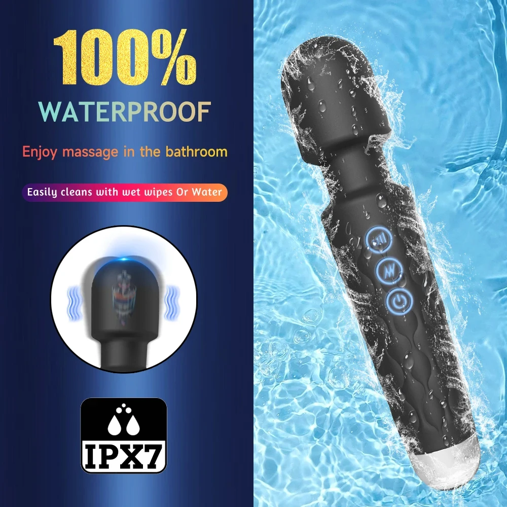 قوية G بقعة هزاز البظر محفز دسار AV عصا سحرية المهبل مدلك الإناث معدات الاستمتاع واللعب الجنسي للنساء المثيرة 18 +