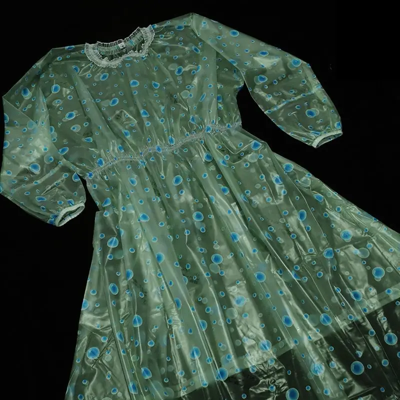 

2026 Thickened loose large size large dot alternative niche plastic sexy nightdress