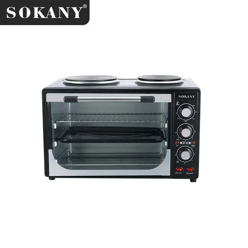 35L Countertop Toaster Oven, Multi-Function with Bake, Toast and Broiler, 3200 Watts, Timer and Auto-shutoff