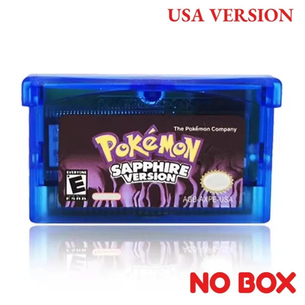 ตลับเกม GBA เวอร์ชั่นอเมริกันใหม่ |   เกมพ็อกเก็ตมอนสเตอร์หลายเวอร์ชัน - เกมอิเล็กทรอนิกส์แบบกล่อง 32 บิต