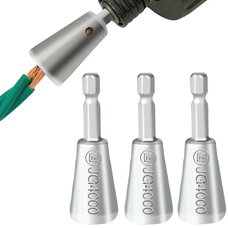 Imagem -02 - Fio Ferramenta de Torção para Eletricista Dispositivo de Cabo Conector Torcido Rapidamente Twister Drivers Power Drill Multi-ferramenta Artefato Pcs