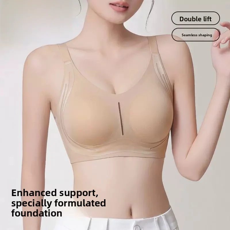 tingmei-invisible-seamless-anti-sagging-skin-colored-bra-women's-underwear-full-cup-gather-lift-upper-support-side-breast-rem