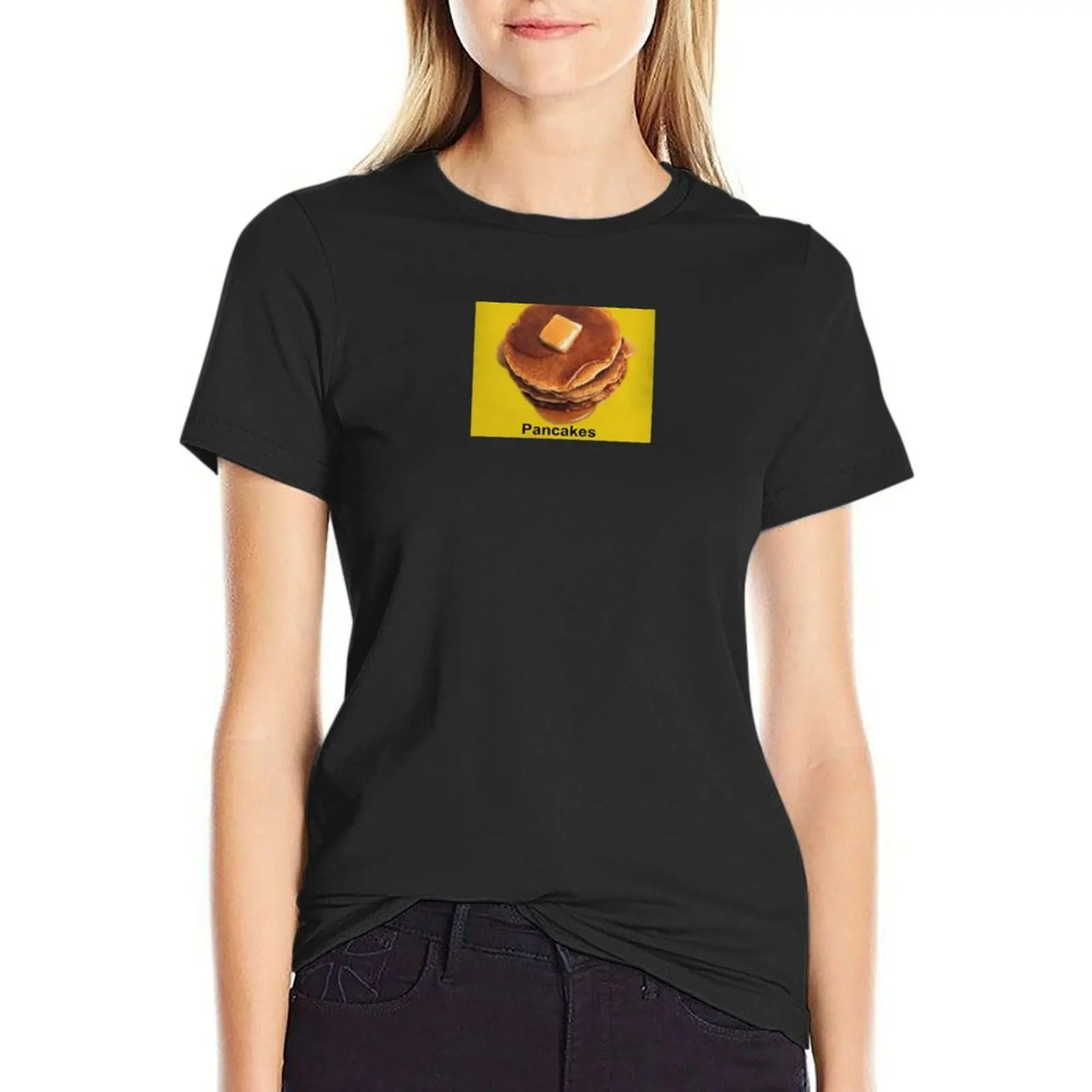 

Raising Hope Pancakes T-Shirt anime clothes Blouse plain tops t-shirt dress for Women plus size