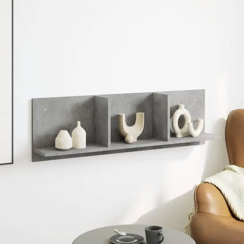 Armoire murale élégante, en bois d'ingénierie stable, entretien facile, design minimaliste pour la décoration intérieure et le rangement des essentiels quotidiens