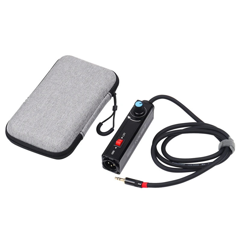 Stereo Ground Loop Isolator 3.5Mm To XLR Audio Isolator Audio Noise Isolator Noise Suppressor Isolator For PC To Mixer