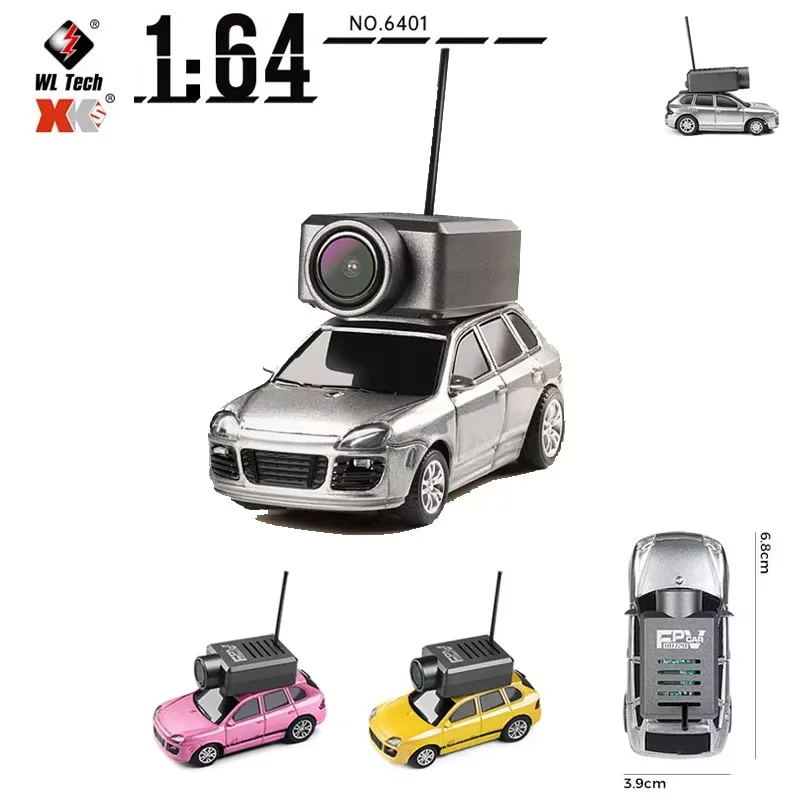 

WLtoys 6401 Mini RC Cars 1:64 with 720P FPV Camera Wifi APP Control Newest RC Racing Car Toy Kids Gifts For Boys Girls