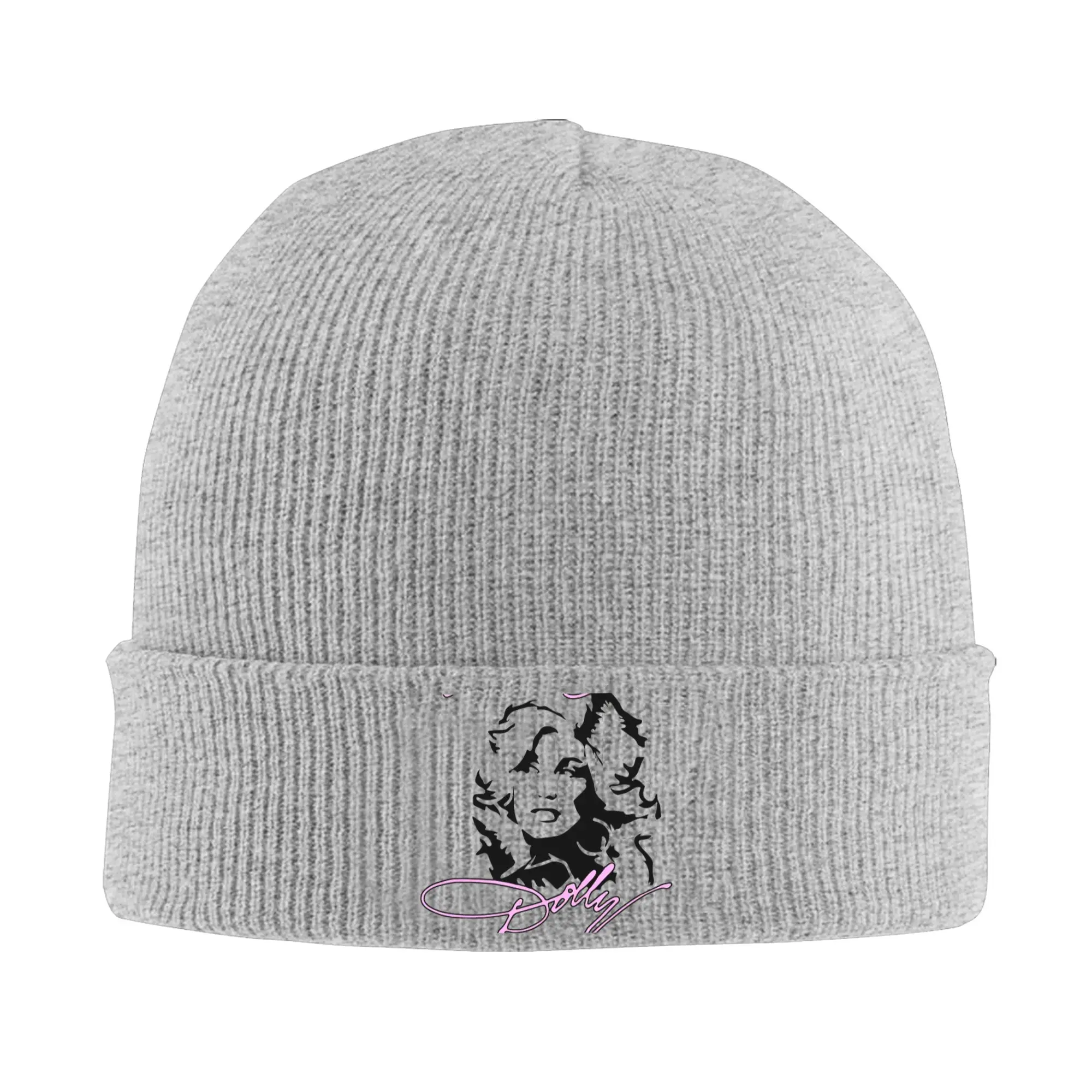 God Bless Dolly Parton Art Knitted Hat Beanie Winter Hat Warm Unisex  Hip Hop  Caps for Men Women Gifts
