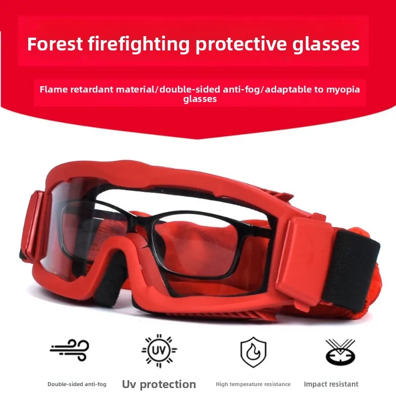 

Heat-Resistant Firefighter Goggles - Fireproof, Anti-Fog, Windproof & Tactical Safety Eyewear for Extreme Environments ﻿