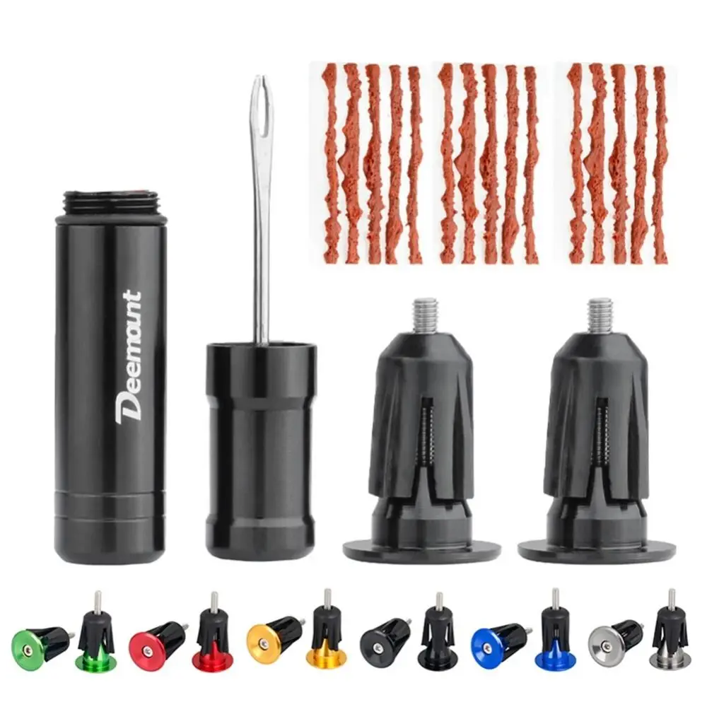 

High Viscosity Bike Tire Repair Strips Waterproof Emergency Bike Tire Repair Kit Lightweight Insertion Tire Burst Rubber Plug