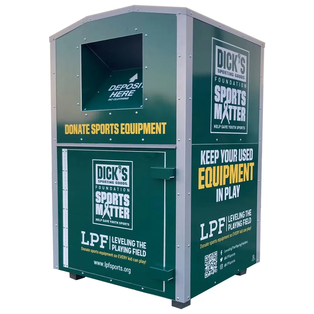 Outdoor Metal Bin Recycle Bin Disassembled  Drop Boxes for Waste Bin