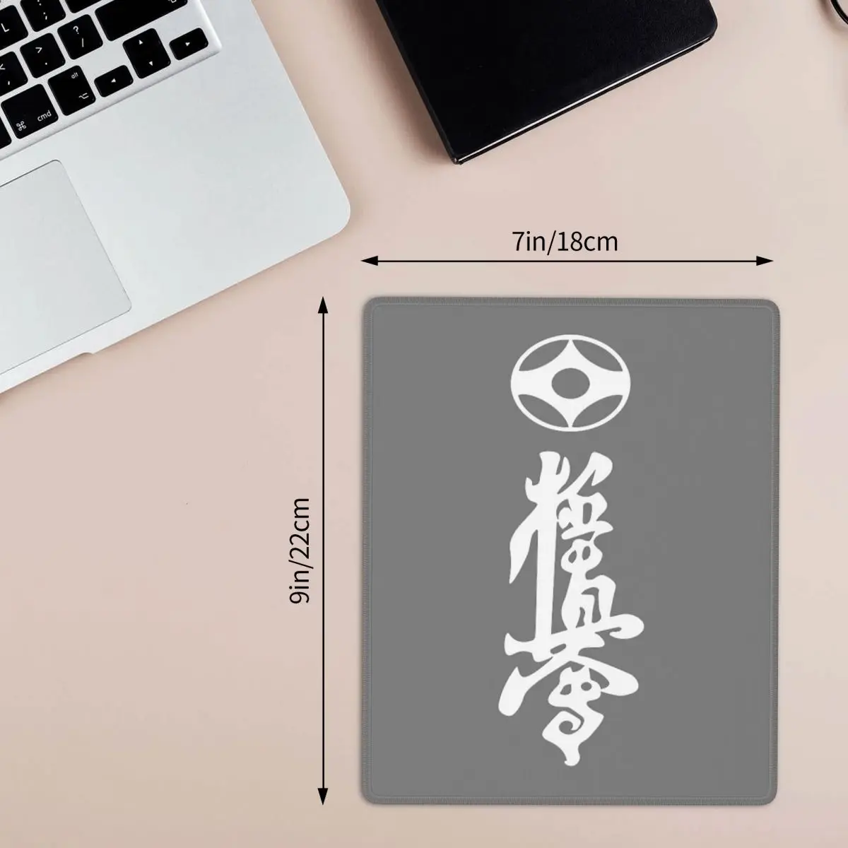 Kyokushin Kaikan Karate Symbol Kyokushinkai Dojo 7x9 in 22x18 cm Mouse Pad Computer Keyboard Mouse Mat Gaming PC Laptop Desk Mat