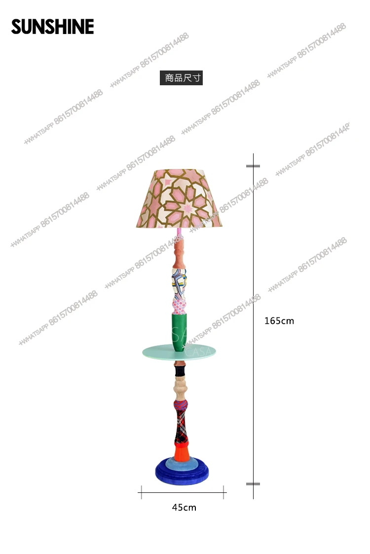 Floor ornament Living room simple modern bedroom European creative floor table vertical ornament