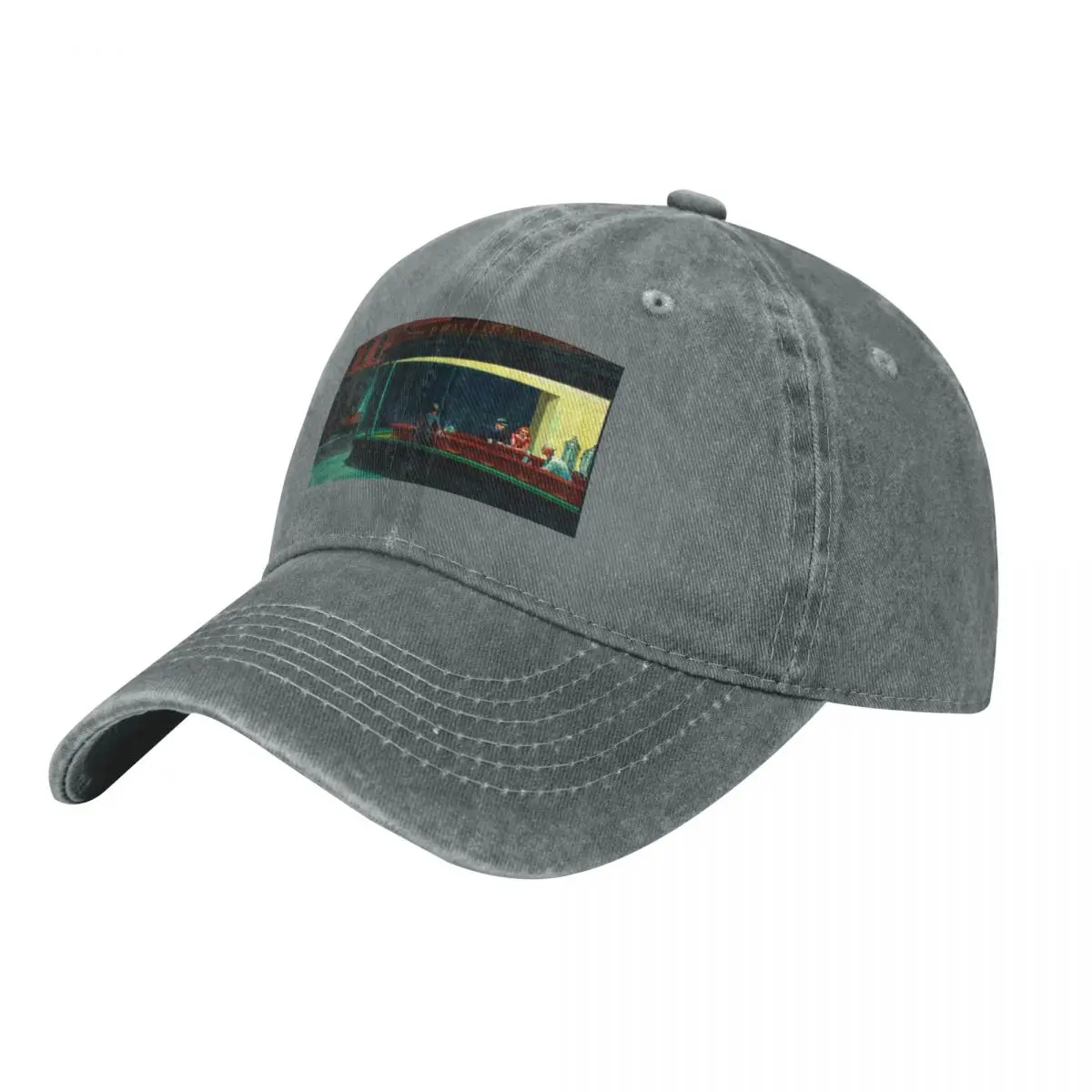 Edward Hopper Nighthawks Baseball Cap Anime Hat Trucker Hat Military Cap Man Hood Hats For Men Women's