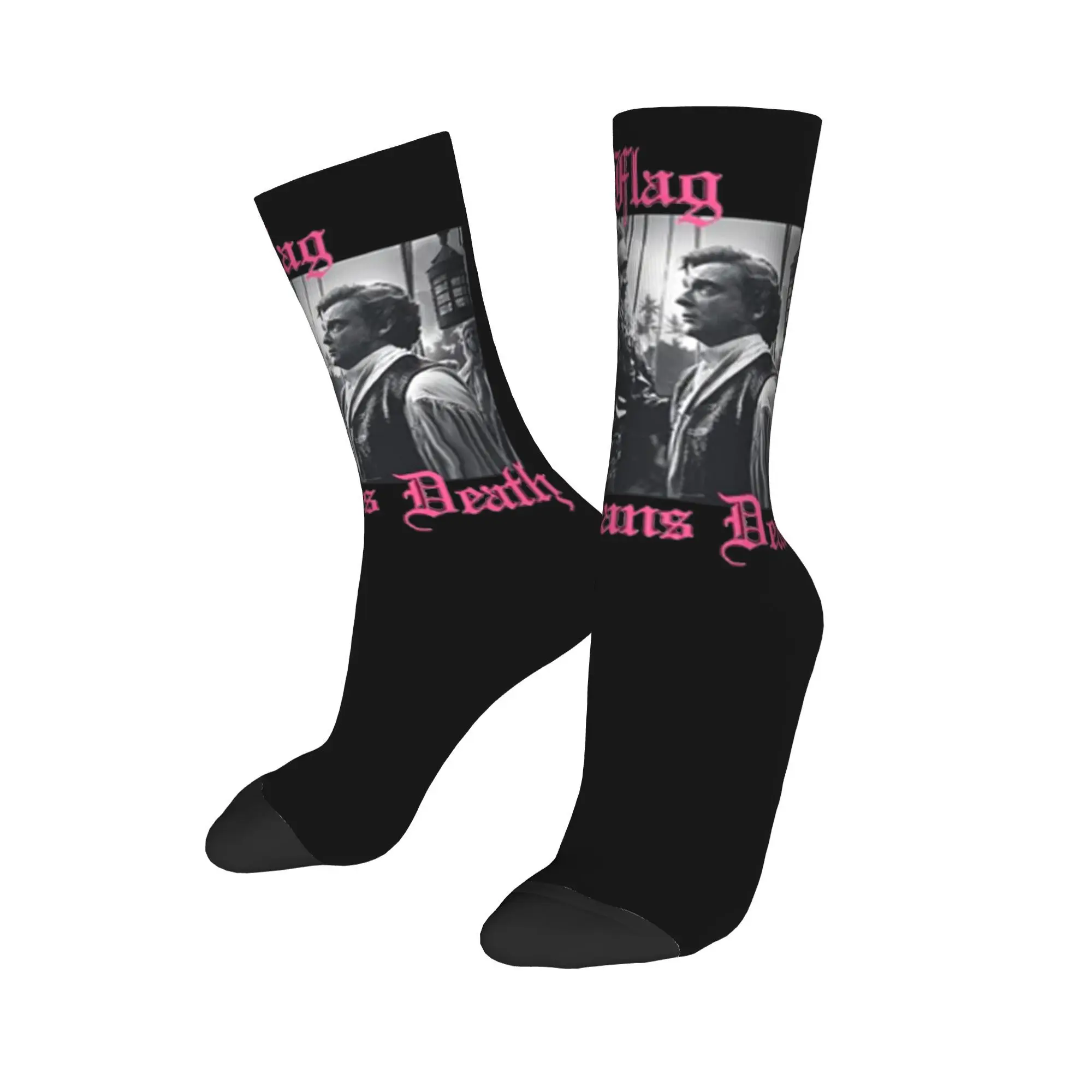 Our flag means death  Socks for Women Men Breathable  Soft Crew Socks Sweat Absorbing