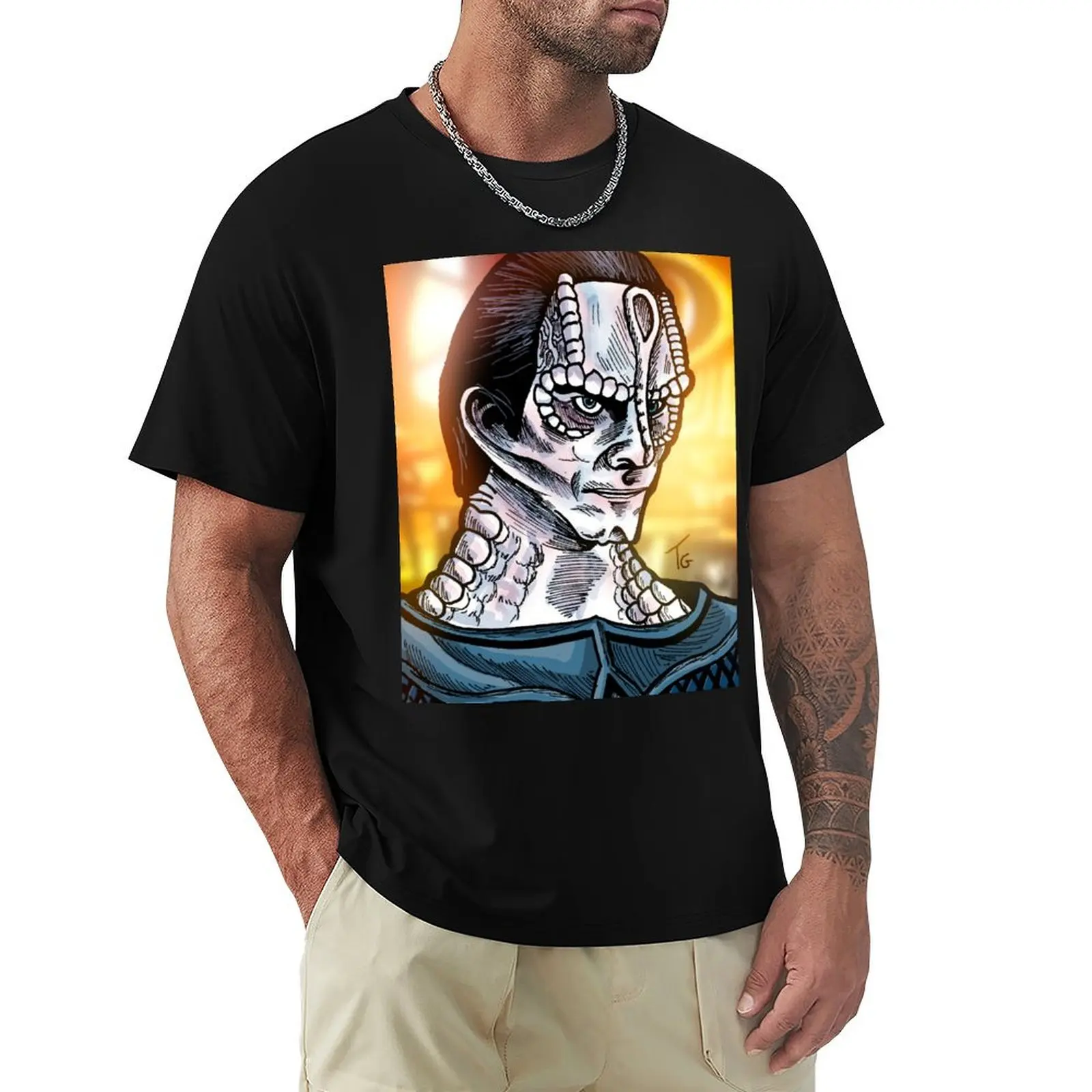 

Gul Dukat Artwork (Star Trek Deep Space nine) T-Shirt Retro Style Print Casual Top