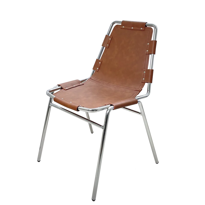 

DPstudio vintage saddle leather dining chair blogger with the same Bauhaus office chair designer negotiation chair