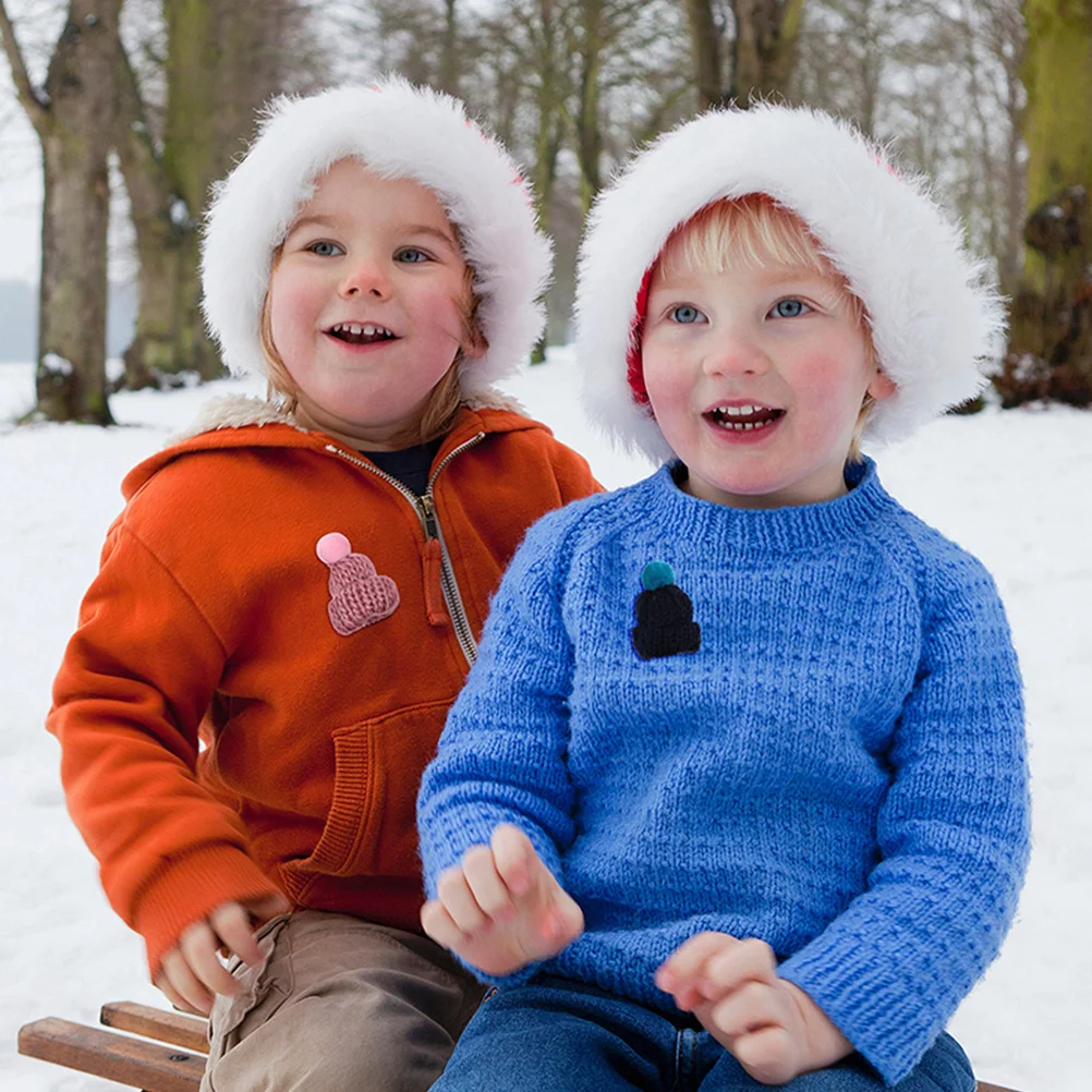 Chapeau de Noël coloré pour animaux de compagnie, mini chapeaux, artisanat de bricolage, ornements, petit enfant, 100 pièces