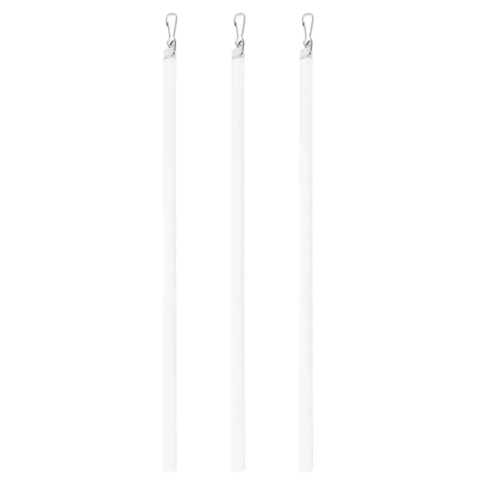 

3Pcs Transparent Blind Wand Accessories 17 Inch Acrylic Rod Hooks for Vertical Window Blinds Curtain Opener Replacement Tilt
