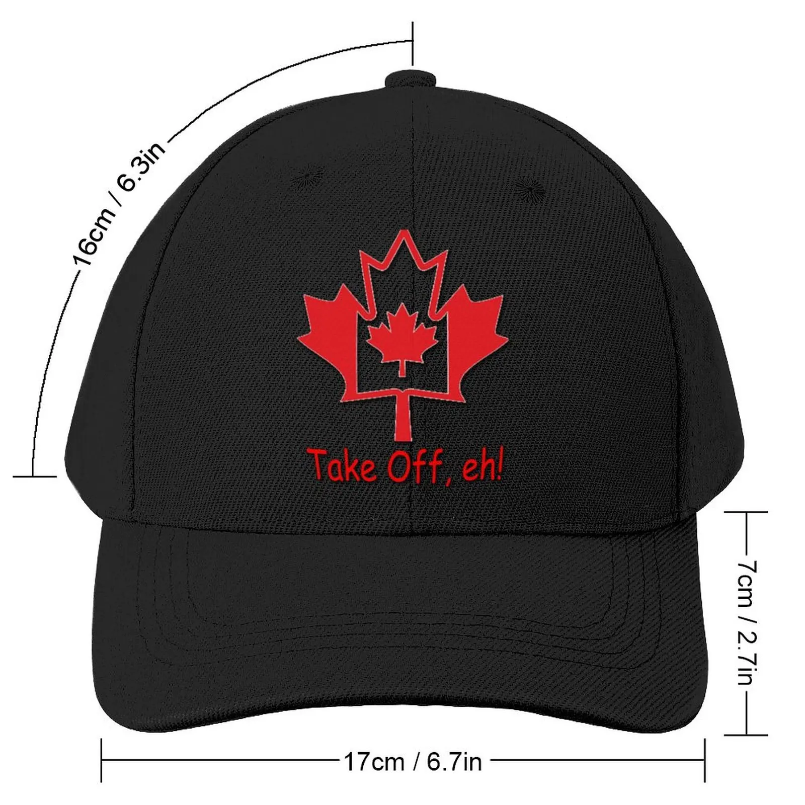 Take Off, eh! Canadian Pop Cculture inspired by Bob and Doug McKenzie Baseball Cap Custom Cap Hats Women's Hat 2023 Men's