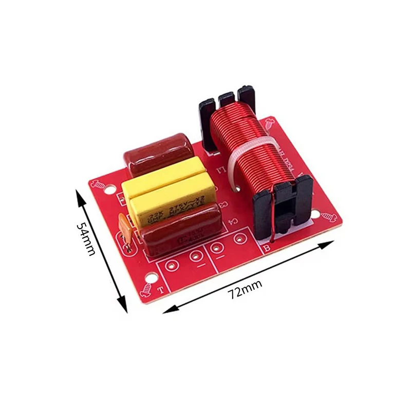 80W 2 Weg Crossover Filter Modul HiFi Lautsprecher Höhen Bass Dual Frequenz Teiler Crossover Für DIY Home Video Audio lautsprecher