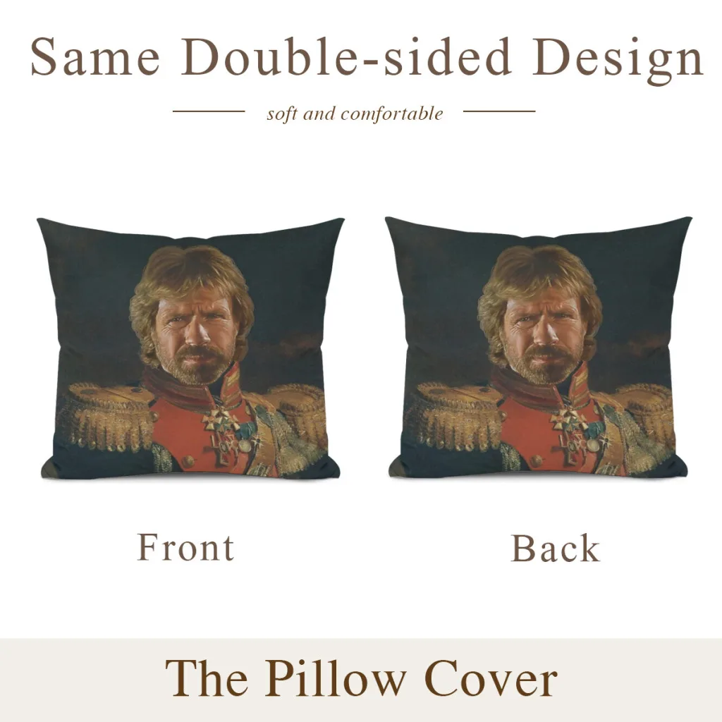 Chuck Norris - replaceface Cushion Cover  Home Decor Sofa Pillow Home Pillowcase