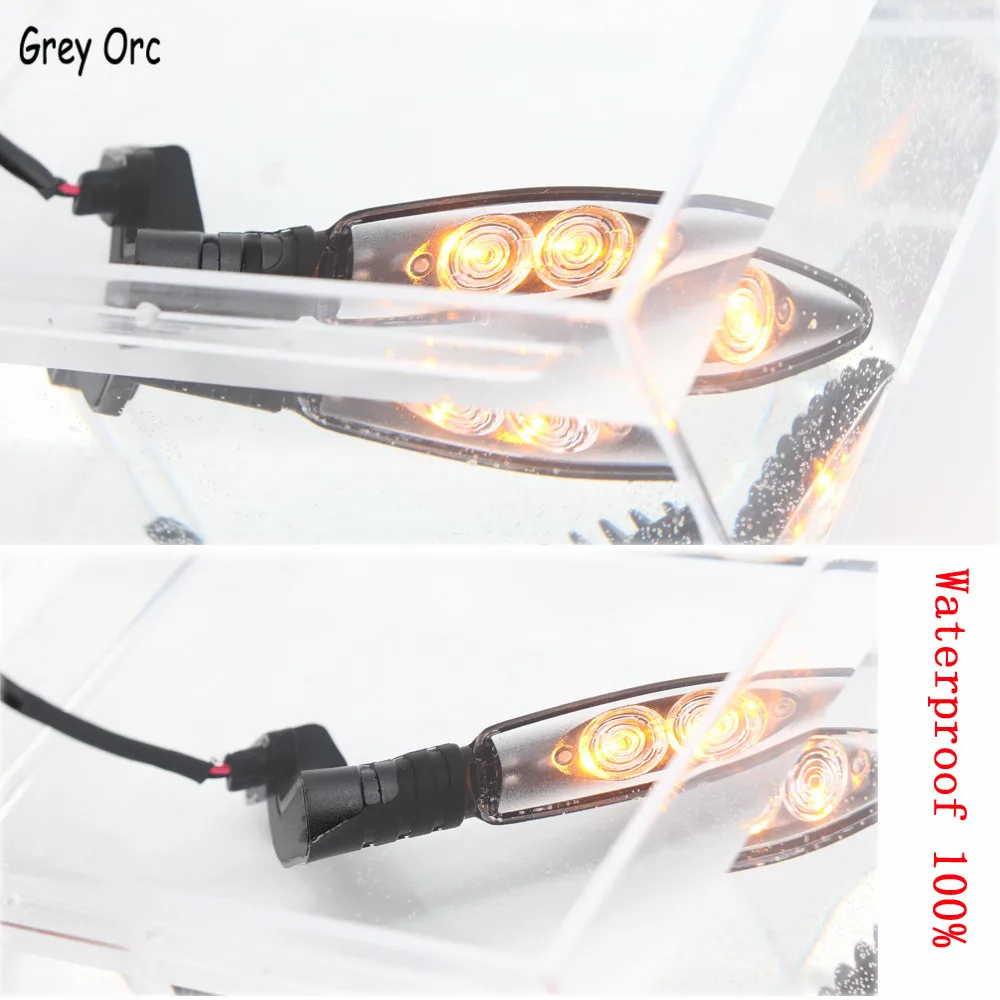 Motorcycle Turn Signal Lights LED Indicator flicker signal Lighting For BMW S1000RR R1200GS F800GS F800R K1200R K1300S R1200GS