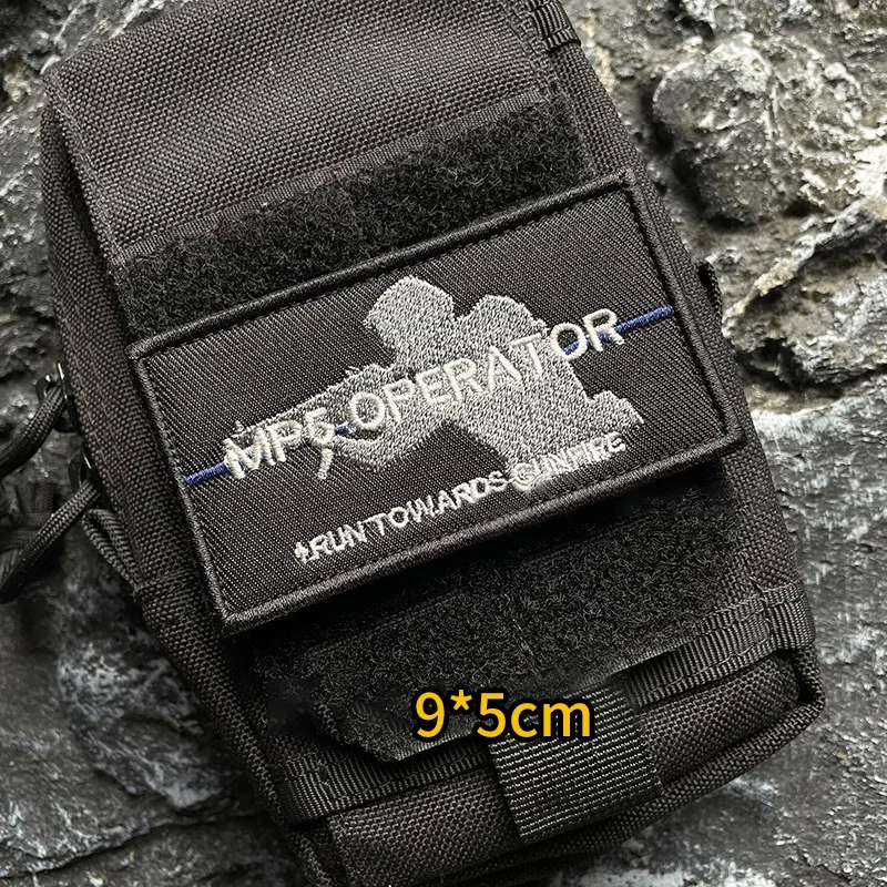 MEDIC TACTICAL Medical Hook & loop patch Military MP5 Operator Morale Badge Outdoor zaino decorazione Sticker Armband