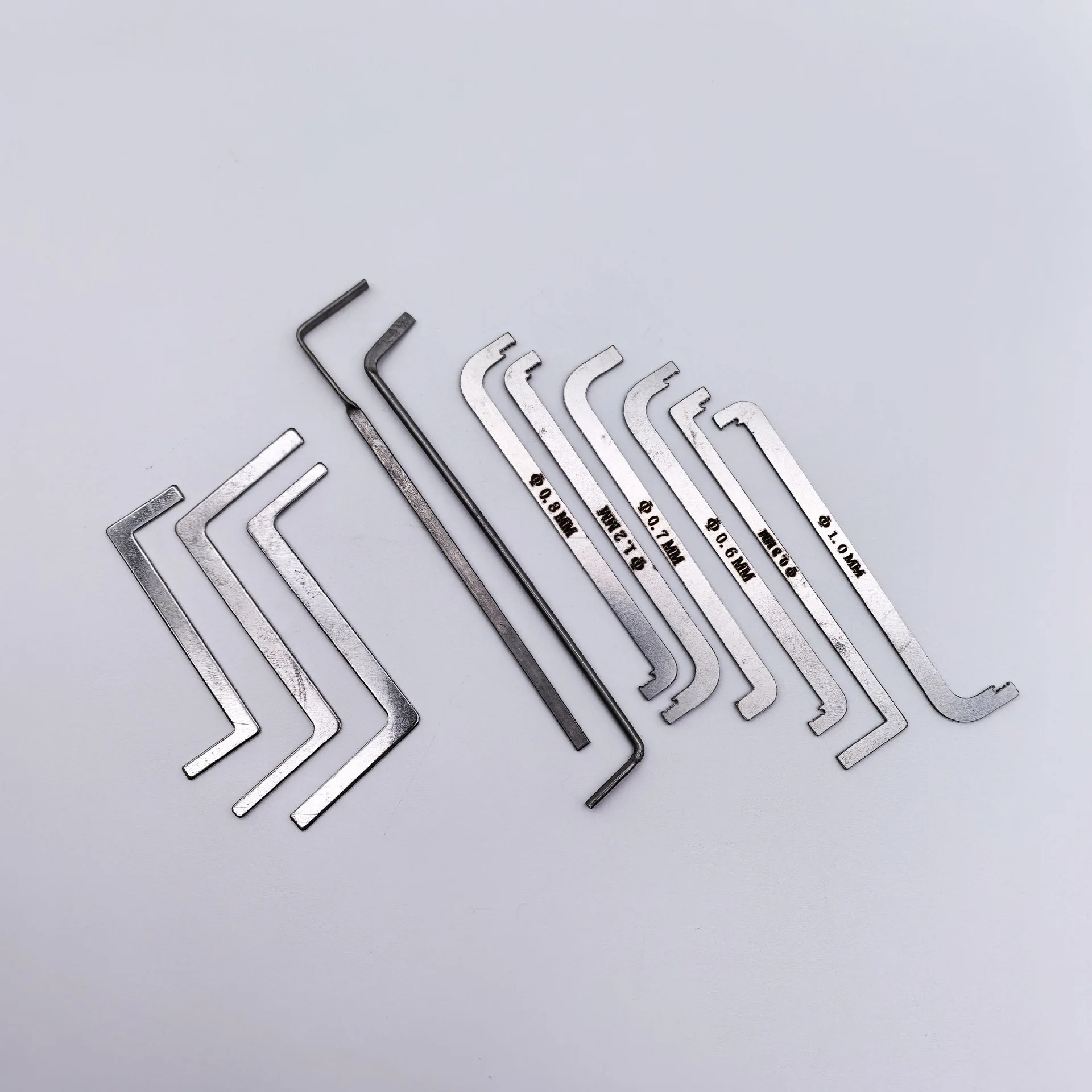 New 5 pcs/6 pcs/11 pcs Lock Tension Wrench ,Replacement Turning Tool Locksmith Pick Tool