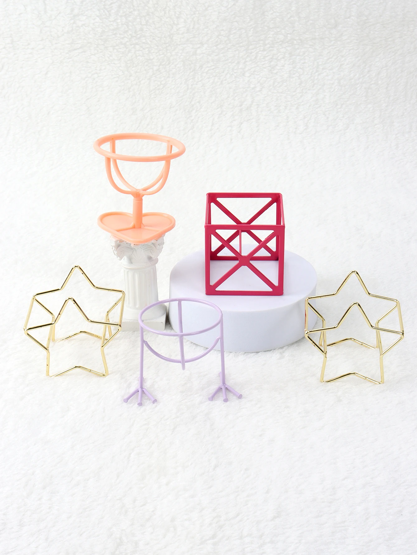 1 pcs Make Up Puff Storage Rack Sponge Drying Stand Holder Drying Rack Makeup Egg Bracket Puff Bracket Metal Drying Bracket