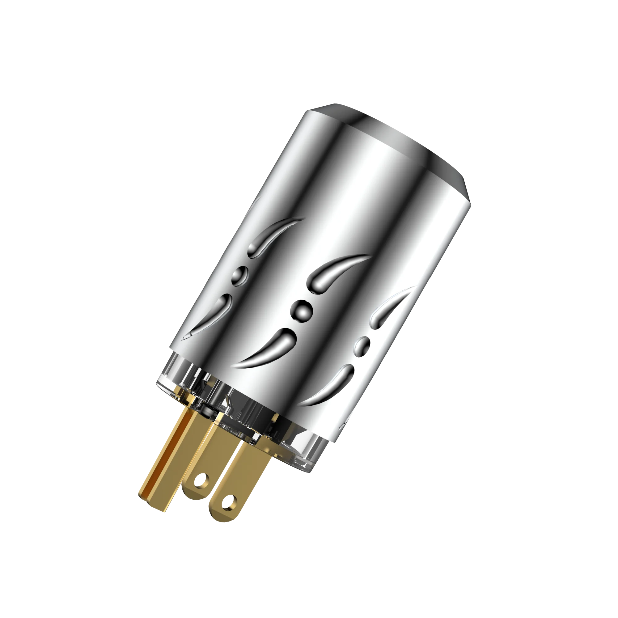 

Viborg VM512R/G/S AC Power Plug Pure Copper Silver Gold Rhodium Plated US Power Connector Male Plug