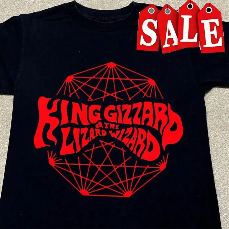 New King Gizzard the Lizard Wizard T Shirt Cotton unisex tee