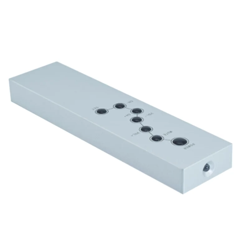 BFYL-All-Al-Aluminium Infrared Signal 7-Key Remote Control for Hifi Audio CD Preamplifier TV Set-Top Box(A)