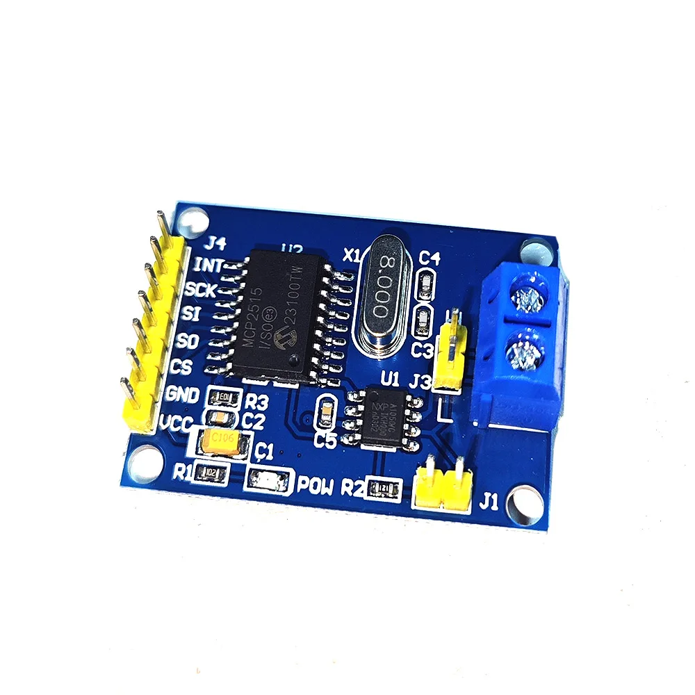 MCP2515 CAN Bus Module Board SPI To Can TJA1050 Transceiver