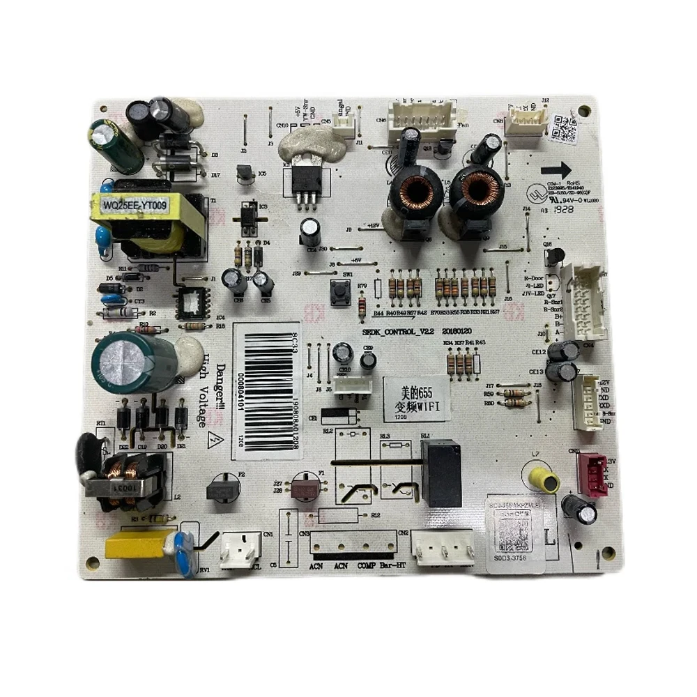 

Материнская плата для холодильника, плата управления питанием, номер модели BCD-655WKPZME, 000804101, оригинал