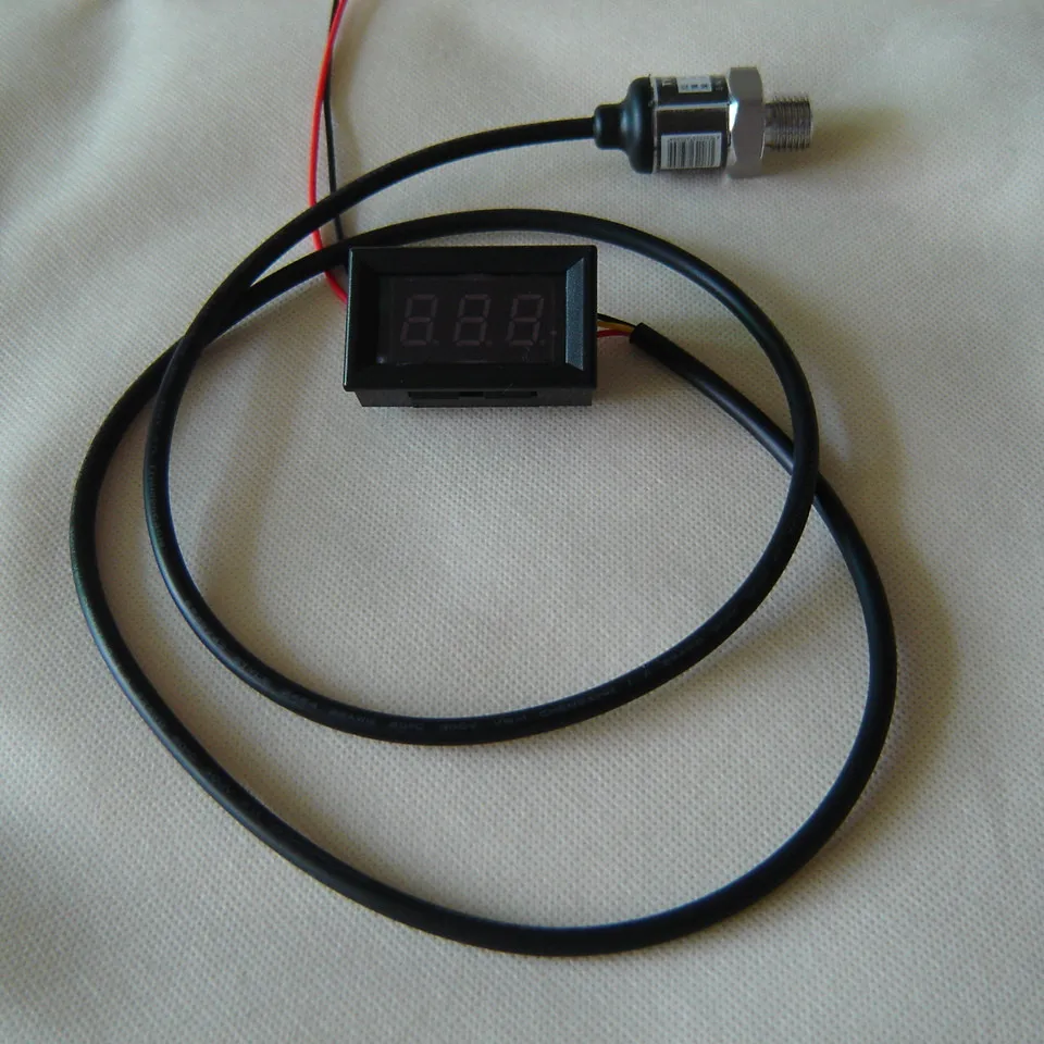 Panel Mount Digital Shockproof Pressure Gauge Precision Pneumatic Digital Pressure Meter