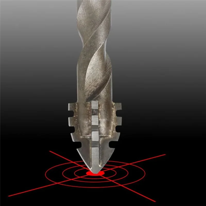 

A43F-10 шт., четырехгранное эксцентриковое сверло, шестиугольное пилообразное сверло, набор сверл из сплава, инструмент для сверления высокой твердости