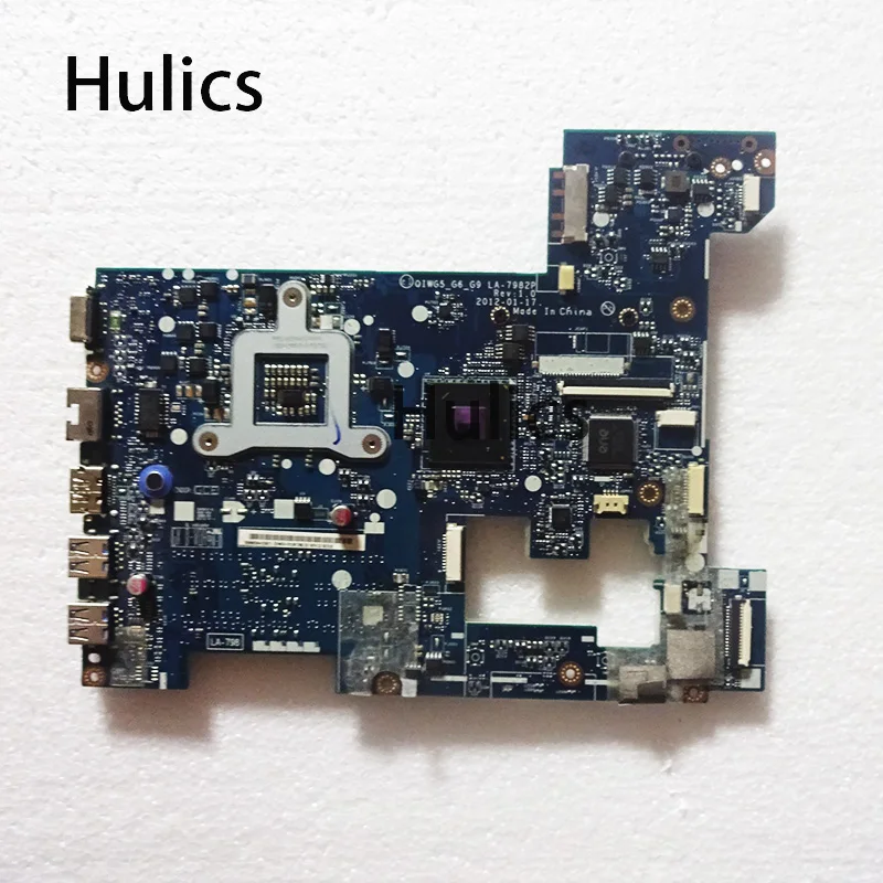 Hulics Used LA-7982P For Lenovo G580 Laptop Motherboard QIWG5 SLG8E Mainboard DDR3 Main Board