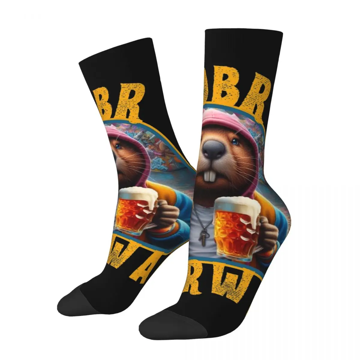 

Winter Warm Cool Unisex Bobr Kurwa Gladiato Bober Beaver Socks The Glory of Rome Non-slip Soccer Socks