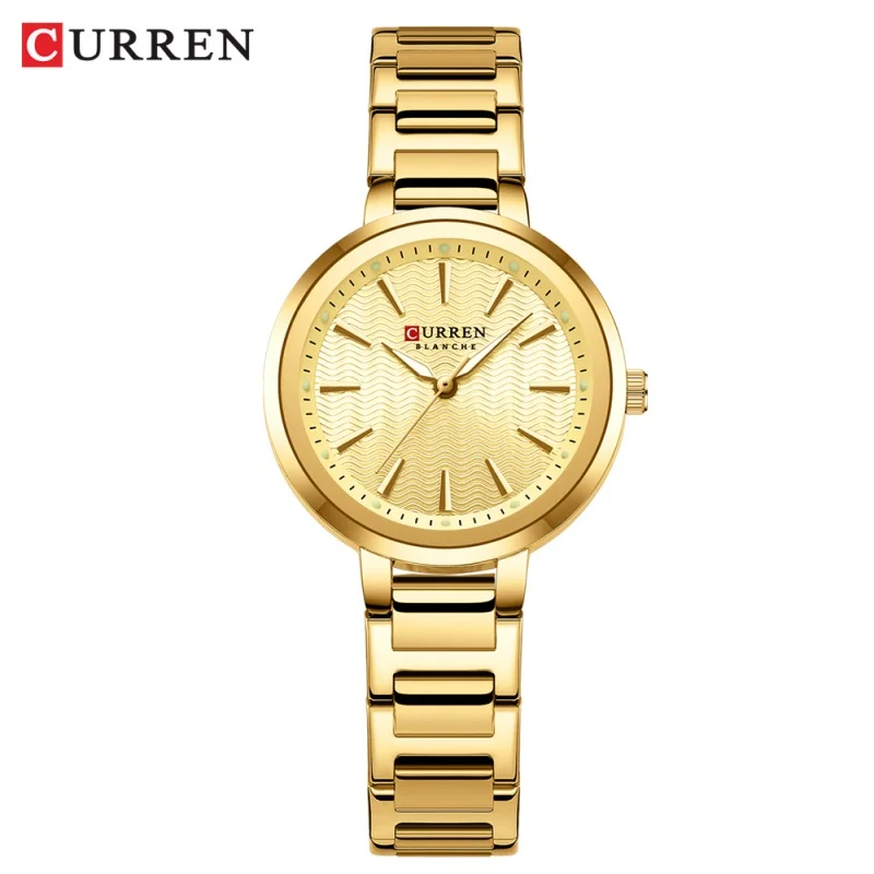 CURREN 9109 Luxury Women's Watch 32mm Fashion Stainless Steel Girls' Clock Outdoor Travel Lightweight Women's Watch reloj mujer