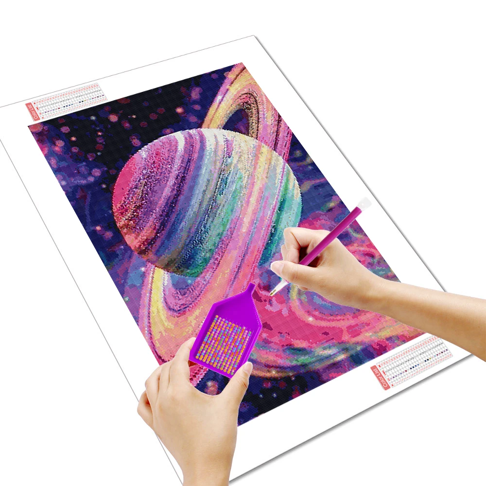 Huacan New Arrivals 2025 Diamond Painting Starry Planet Diamond Mosaic Landscape Complete Kit Craft kit