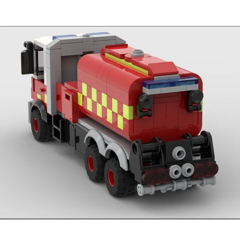 

Конструктор MOC-211631: Модель пожарной машины-цистерны для городского транспорта, 367 деталей. Креативный подарок для мальчиков на День рождения и Рождество.