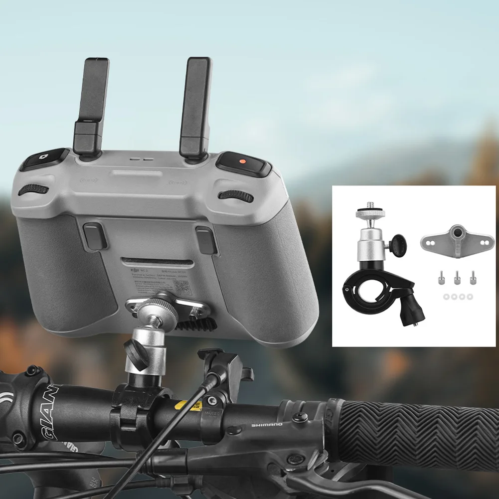 

Remote Control Bike Holder Handlebar Mount Bicycle Holder Compatible For DJI Mini 4 Pro Air 3 Drone Remote Controller