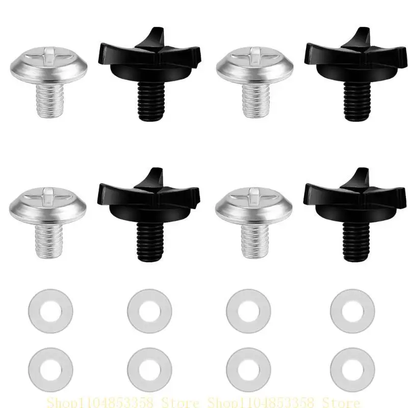 

Motorcycle Helmets Fixation Screws With Antislip Washers Adjustable Motorcycle Gear Easy Install Replacement Accessories