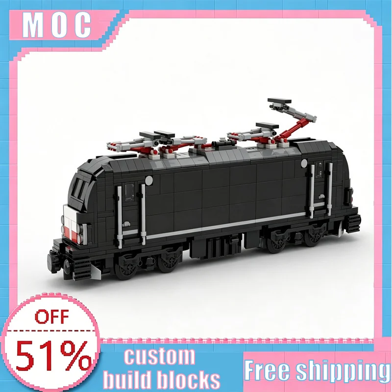 

NEW 881 Parts MOC Siemens Vectron MRCE Series 193 Electric Locomotive Model Custom Building Blocks Educational Assembly Toy Gift