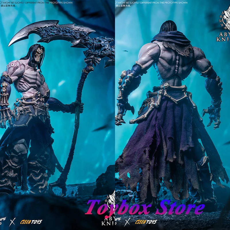 

COSERTOYS Original Dark Black Series 1/12 Collectible Abyss Knight Action Figure Game Skull Monster Delicate 6" Full Set Soldier