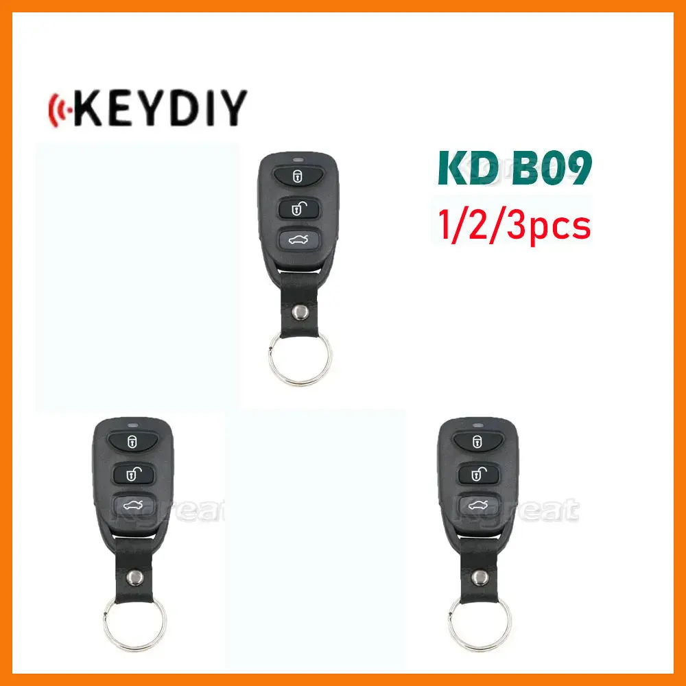 

1/2/3pcs KEYDIY KD B09 Car Key for Hyundai Style 4 Buttons Universal Remote Car Key for KD900 KD900+URG200 KD-X2 Key Programmer